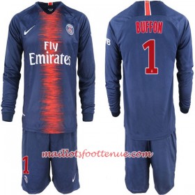 Maillot/Tenue Paris Saint Germain Buffon 1 Enfant Domicile 2018/2019 Manche Longue